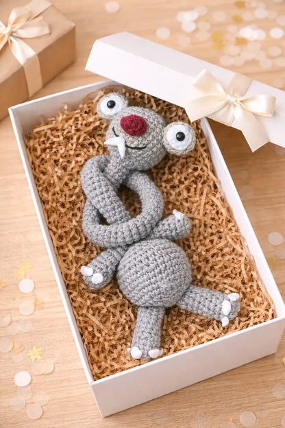 El Yapımı Amigurumi sid Araba Direksiyon Süsü, Sevimli Peluş Figür, Dekoratif Aksesuar LUXIC CORE