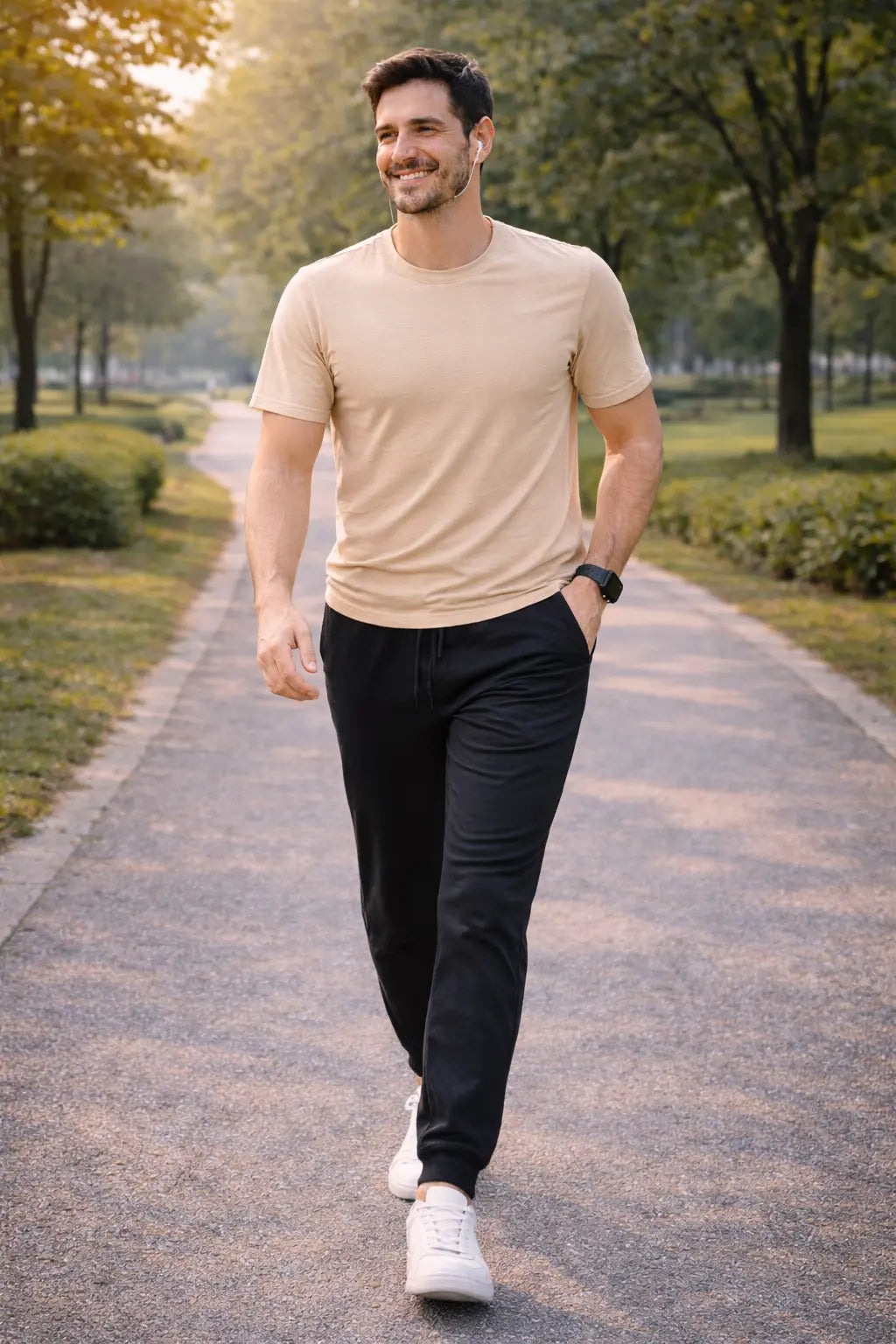 LUXIC CORE Erkek Slim Fit Eşofman Pantolon Pamuk Polyester Rahat Kalıp Spor Jogger LUXIC CORE