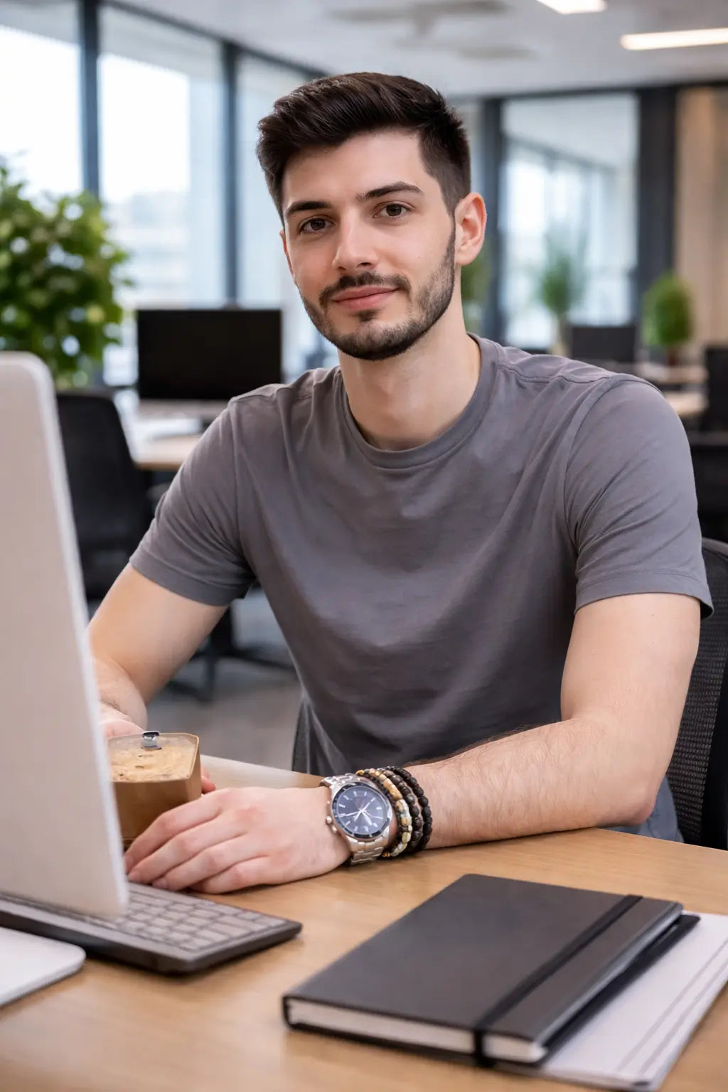 LUXIC CORE Basic Tişört %100 Pamuk Bisiklet Yaka Rahat Kesim Günlük Yazlık T-Shirt LUXIC CORE
