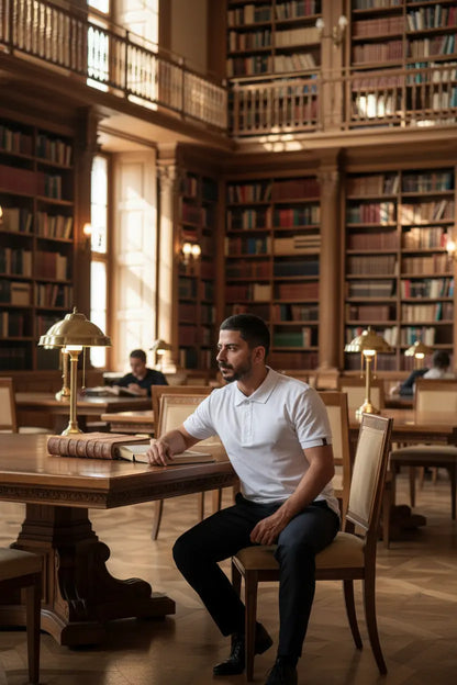 LUXIC CORE Erkek Polo Yaka Tişört Likralı Pike Kumaş Terletmez Slim Fit Günlük Şık Tasarım LUXIC CORE
